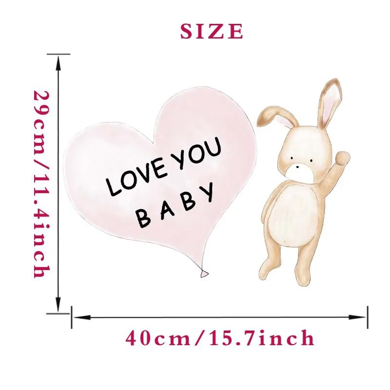 

Zollor 1pc Creative Animal PVC Wall Sticker Hand-painted Style Kids Bedroom Mural Decal Removable Nursery Store Decor Wallpaper