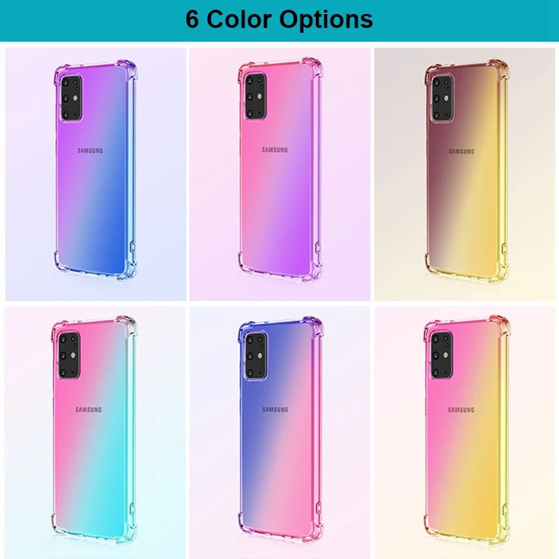 

Soft TPU Cover Phone Case For Samsung Galaxy S20 Plus Note 20 Ultra A51 A71 A90 5G J8 J4 J6 A6 A8 Plus A9 A7 2018 S7 Edge Coque