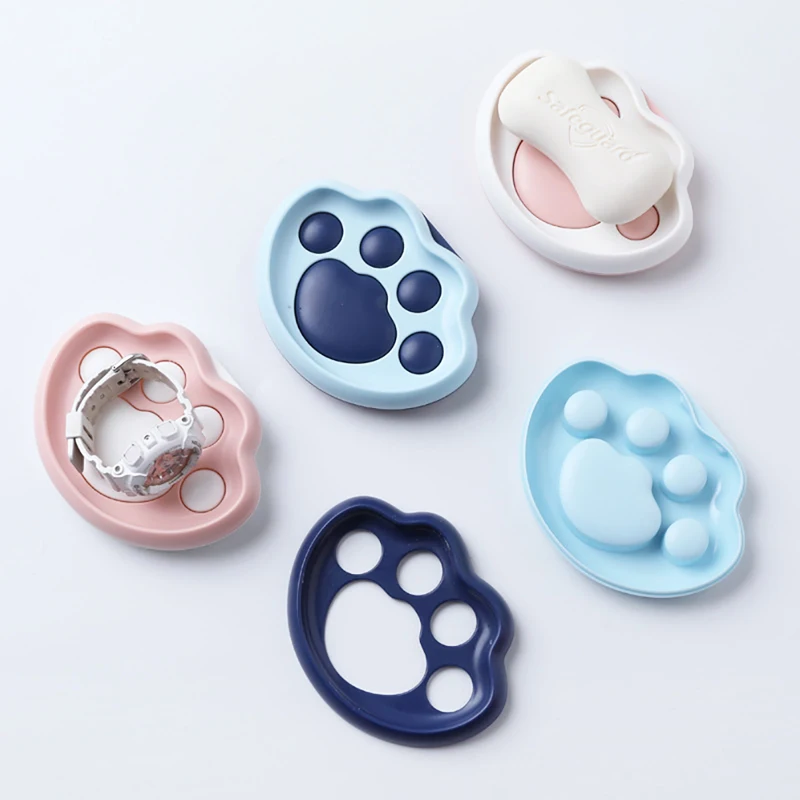 

Sturdy Wall Mounted Sewer Soap Holder Delicate Cartoon Soap Dish Cute Bathroom Soap Dish