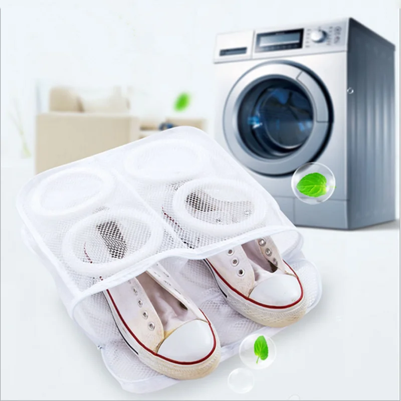 

Laundry Bag Shoes Organizer Bag For Shoe Mesh Laundry Shoes Bags Dry Shoe Home Organizer Portable Laundry Washing Bags Tools