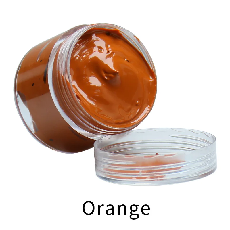 30 мл оранжевая кожаная краска для окрашивания кожаных сумок диванов обуви и