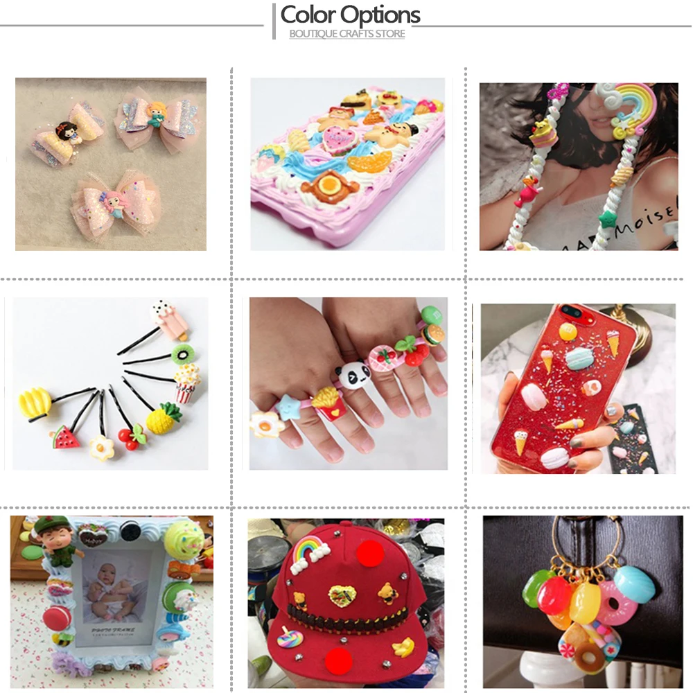 QIBU 10 шт. разнообразные аксессуары для рукоделия мультяшная Русалка принцесса