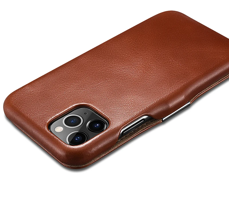 Icarer чехол из натуральной кожи для iPhone 11 Pro Max 6 7 8 Plus XI XR XS MaX Магнитная застежка Ретро Тонкий флип-чехол для телефона