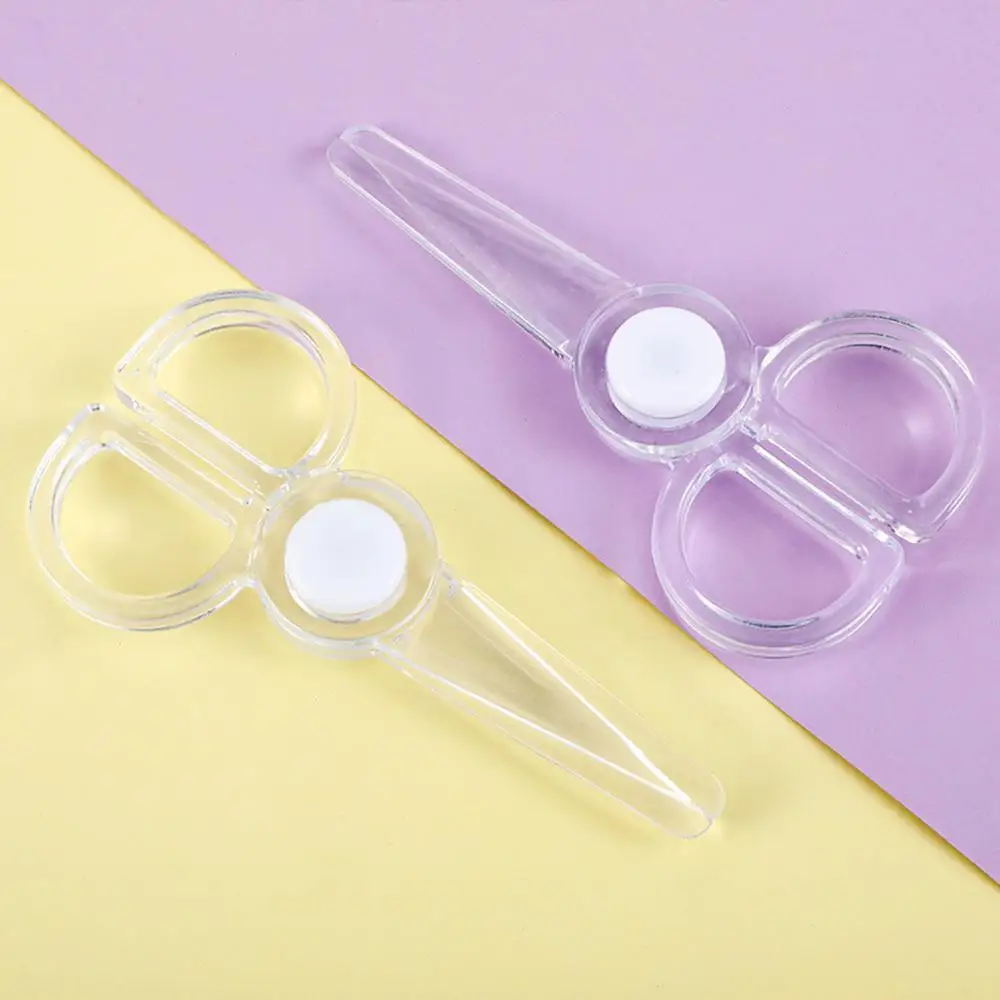 2 шт./компл. прозрачные акриловые художественные ножницы резак для бумаги