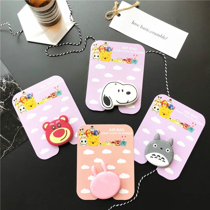 Милый Duffy Totoro Piglet Sullivan Monsters мультяшная подставка для мобильного телефона