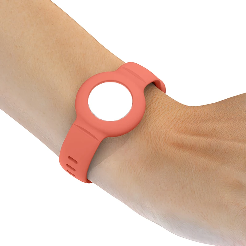 

Silicone Case Band For Apple Airtags Protective Cover Locator Tracker Anti-lost Device Protect Sleeve Bracelet For Kids Children