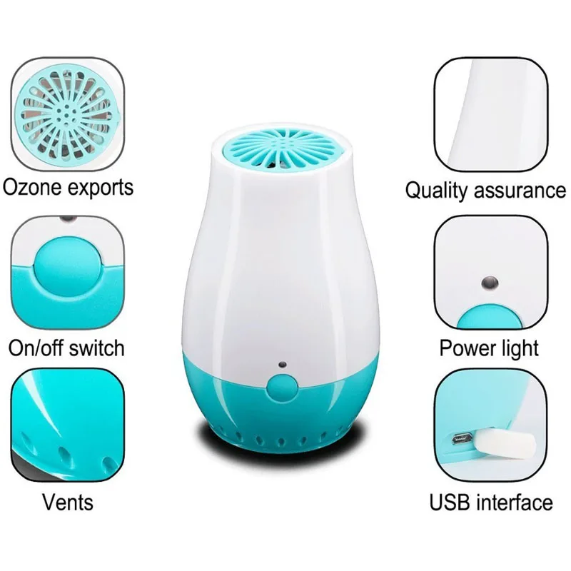Портативный генератор озона платный USB домашний очиститель воздуха озоновый Lonic