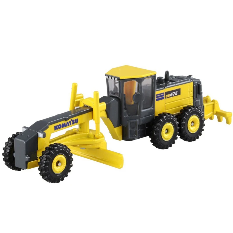 Takara Tomy Tomica 1:81 автогрейдер Komatsu металлическая литая модель автомобиля новая