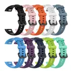 Спортивный ремешок из ТПУ для Huawei Honor Band 5, ремешок для умных часов, сменный ремешок для часов, браслет, умные аксессуары