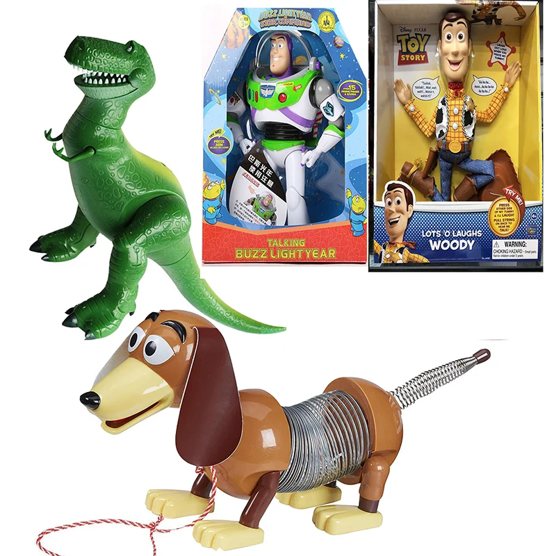 Игрушка "Дисней" История 3 2 Woody Buzz Lightyear Be Poop Rex Jessie говорящие куклы История Игрушек 4 Buzz Lightyear подвижный Рождественский подарок