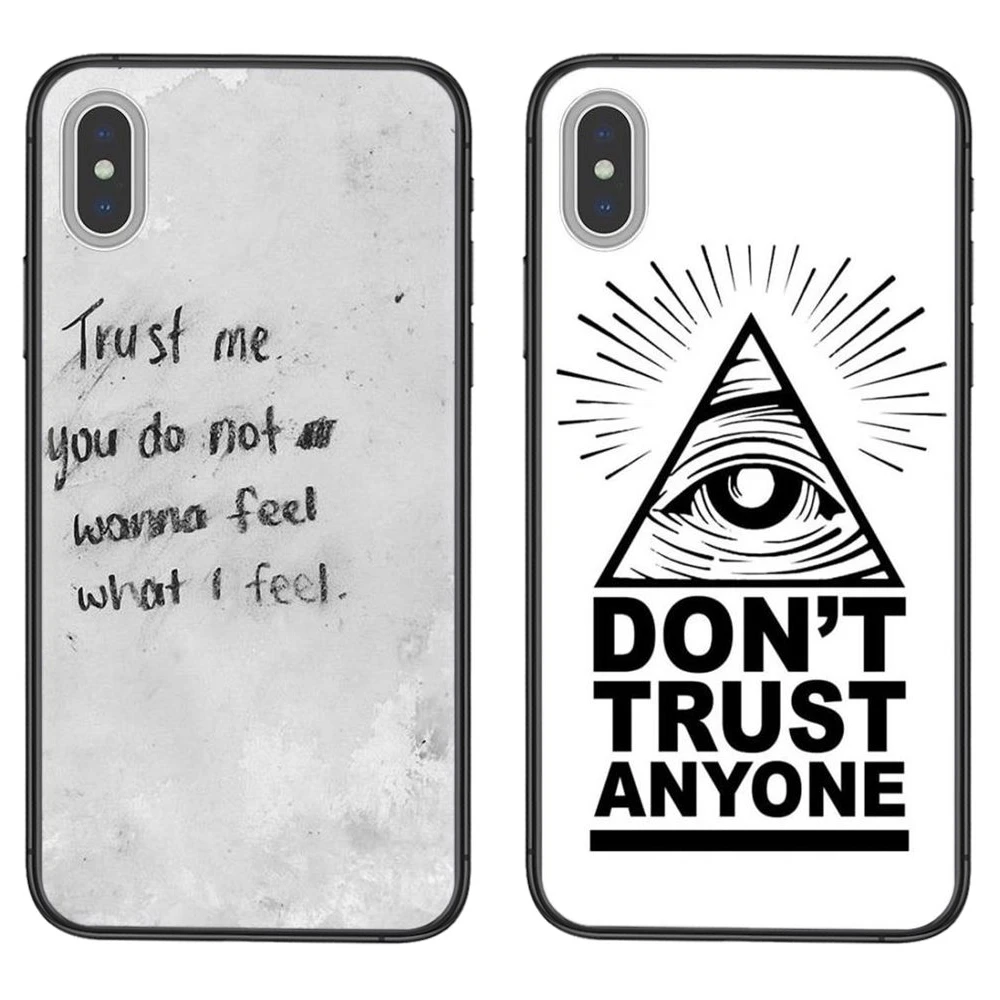 Чехол для сотового телефона Samsung Galaxy S20 Fe S30 Ultra S21 S10 S9 Plus Lite не доверяйте никому