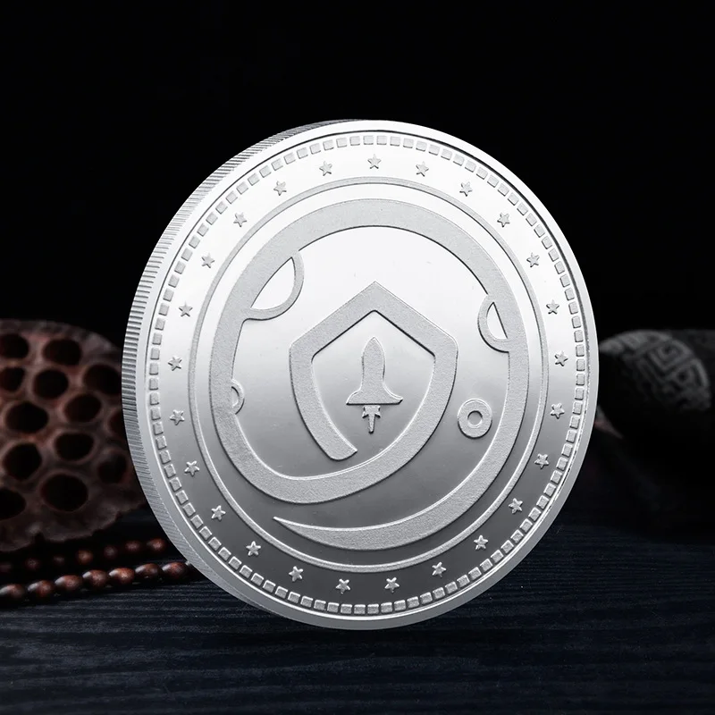 Монета CO42 SAFEMOON Цифровая монета позолоченная или Посеребренная криптовалюта