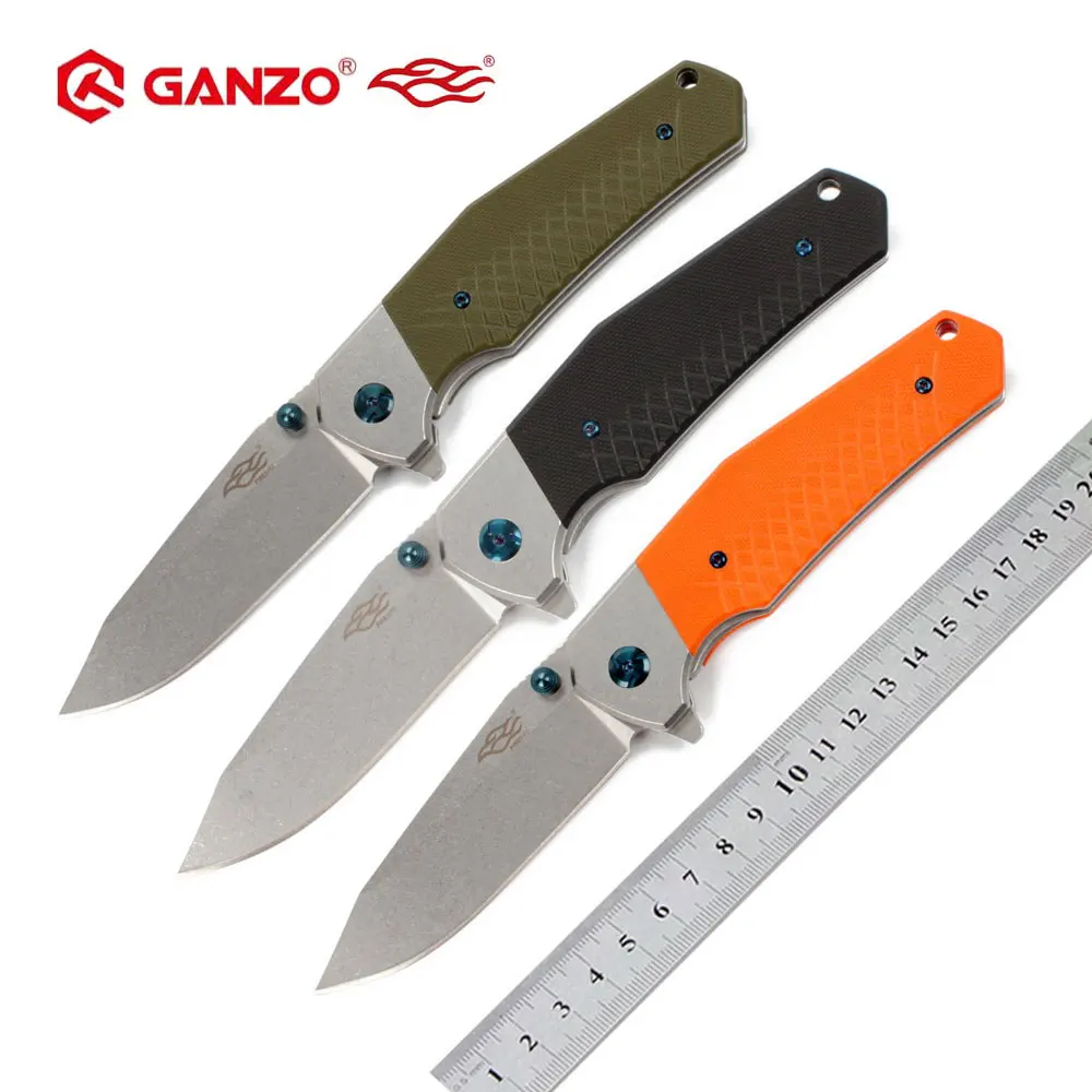 58-60HRC Ganzo G7492 440C Лезвие G10 ручка складной нож инструмент для выживания кемпинга охотничий карманный нож тактический edc Открытый инструмент