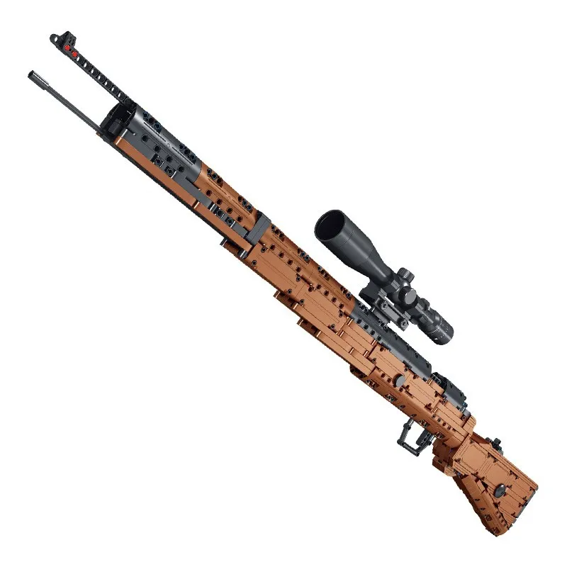 Конструктор Kar98k из серии военное оружие болт пистолет модель кирпичи игрушки для