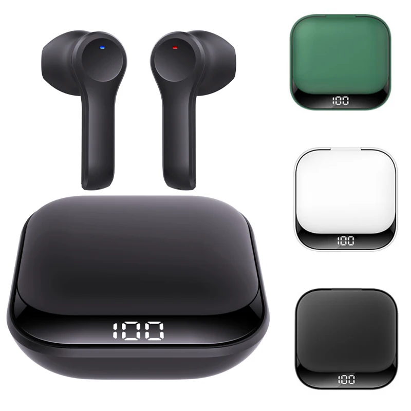 

Mini TWS Bluetooth Wireless Headset with LED Digital Display Touch Sports In-ear Subwoofer Suitable Huawei Xiaomi Apple Headset