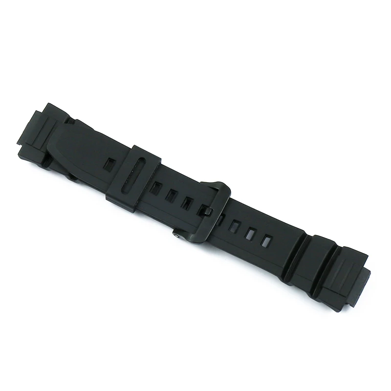 Accessories pin buckle for Casio MCW-100H 110H W-S220 HDD-S100 waterproof resin watch strap for men and women watch band