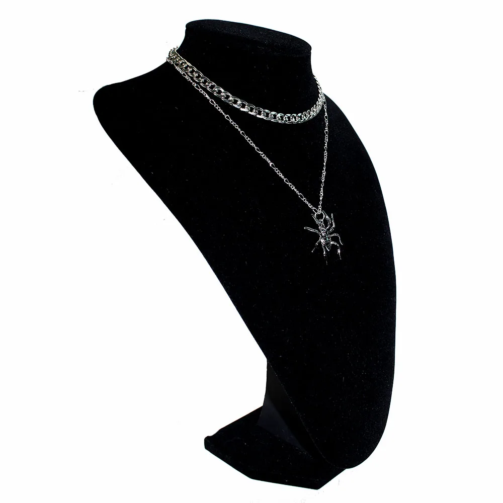 Европейская и американская мода ювелирные изделия подвеска паук двойное