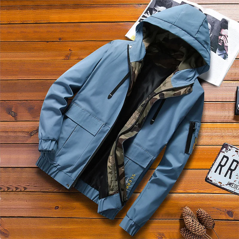 2019 осенне-зимняя куртка-бомбер мужская уличная верхняя одежда ветровка мужские s