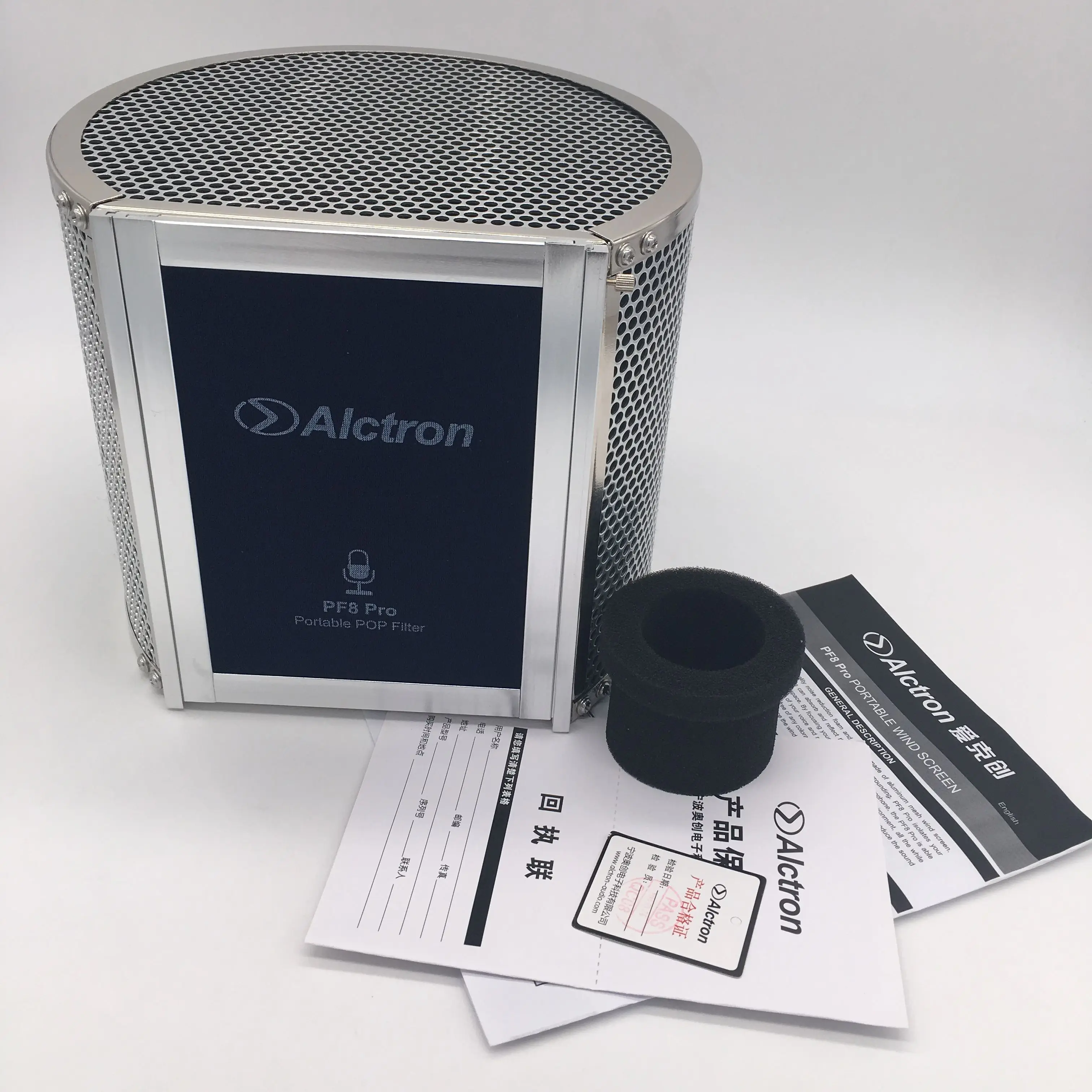 Профессиональный простой микрофонный экран Alctron PF8 акустический фильтр
