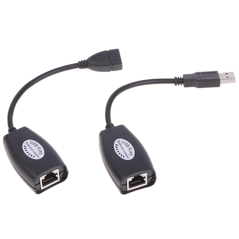 USB UTP удлинитель адаптера через один RJ45 Ethernet CAT5E 6 кабель до 150 футов | Компьютеры и