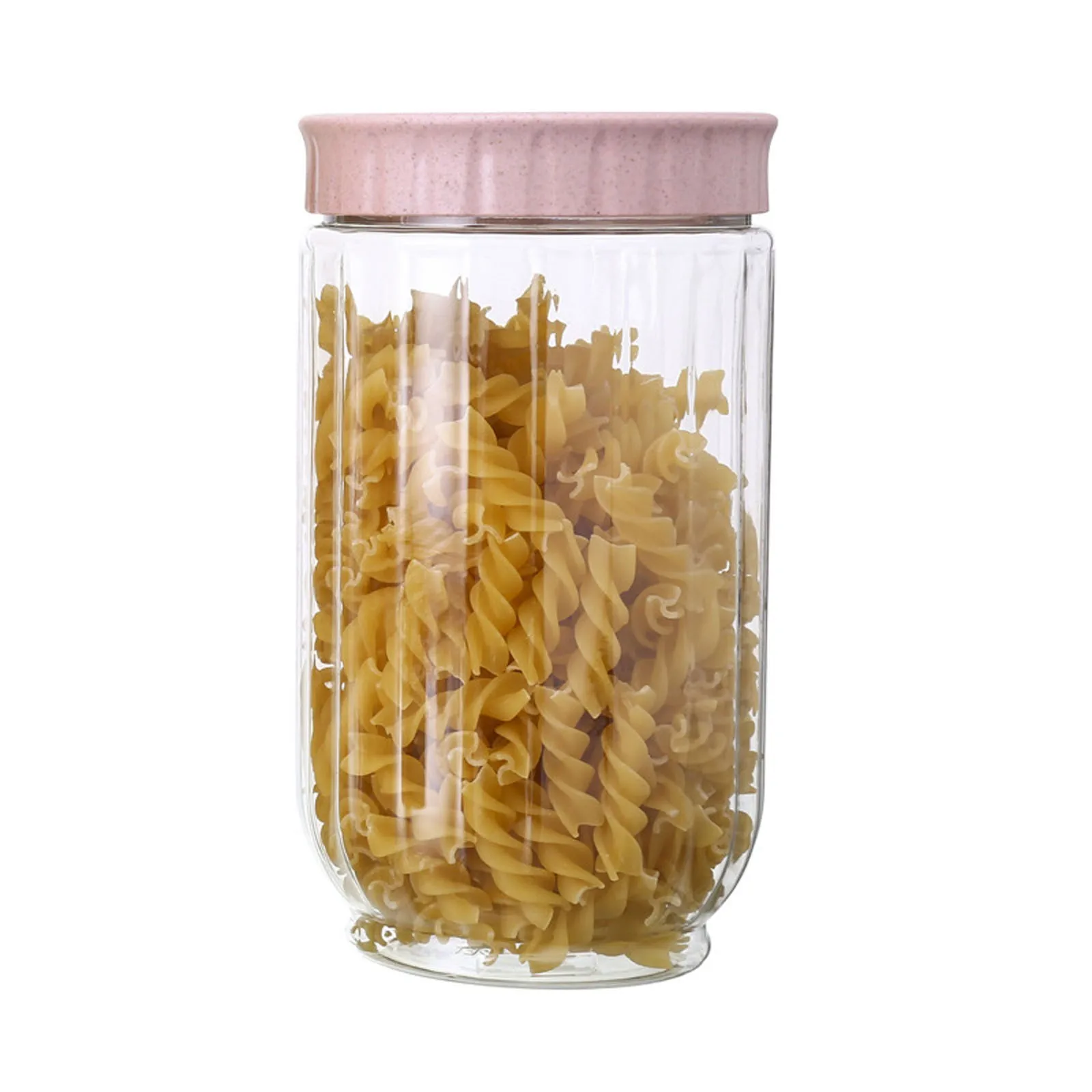 

3/1pc Kitchen Grains Snacks Sealed Jar Plastic Transparent Household Storage Tank M