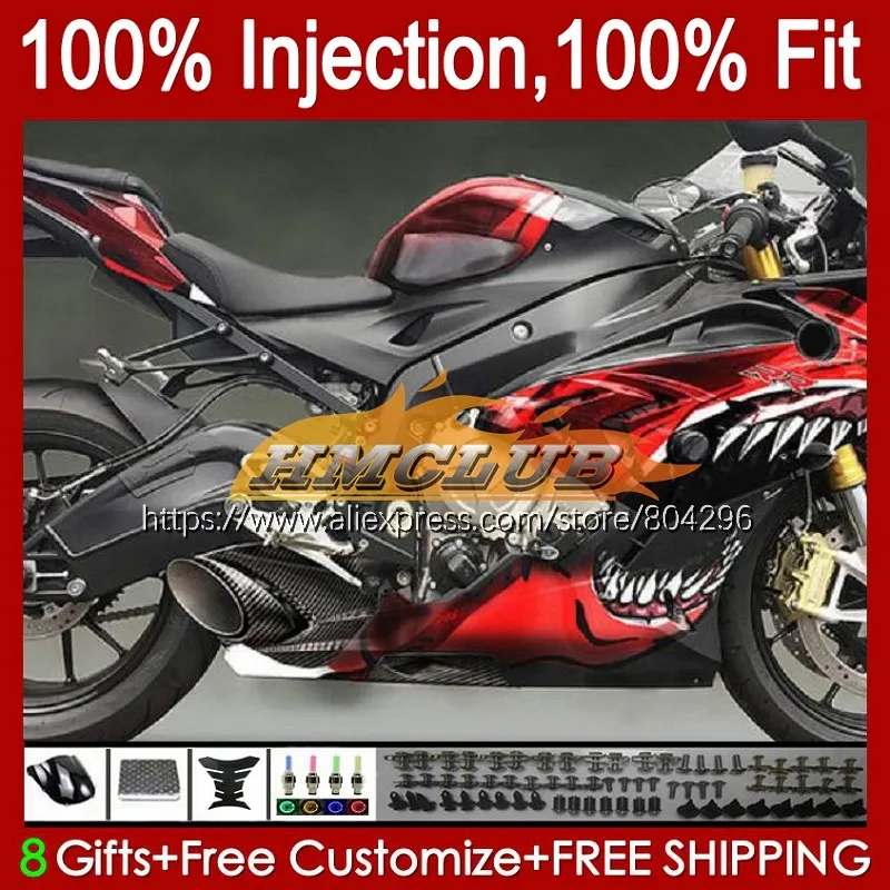 Акулий Красный горячий впрыск OEM для BMW S 1000RR 1000 RR S1000 105No.1 S1000RR 15 16 17 18 2015 2016 2017 2018