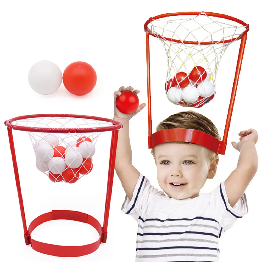 

Funny Head-Mounted Basketball Hoop Parent-child Game Interactive Toy Intelligence Funny Team Sports Toys Party Play Toys