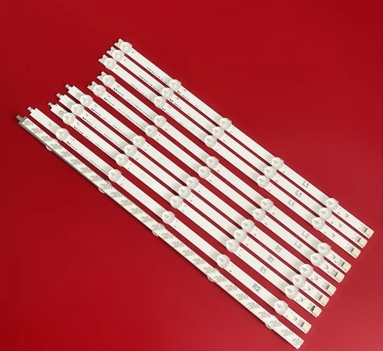 9 комплектов светодиодный бары линия линейка 42 &quotROW2.1 Rev 0 01 L1 R1 R2 L2 для LG 42ln5400 42ln5700