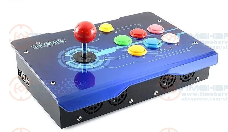 Raspberry Pi 3B+ семейная игровая консоль 1000 игр Raspberry Pi 3B plus tv Fighting аркада джойстик с 4 ядрами ЦП HDMI выход