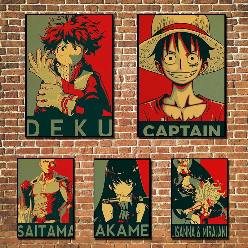 

Classic Comic Poster Retro Kraft Paper Poster Bar Room Decoration Painting Art Wall Stickers Home Decoration Wall Stickers