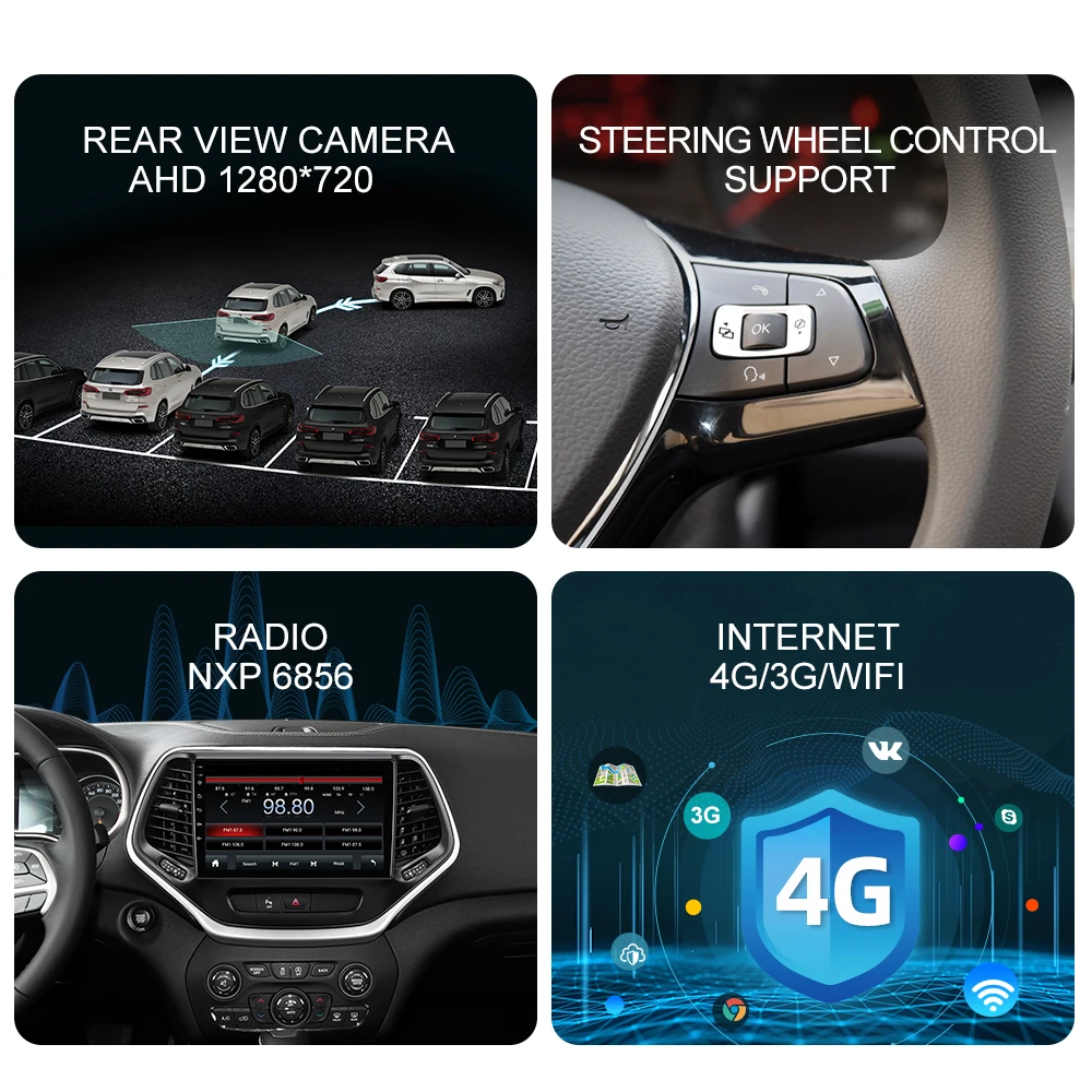 Автомагнитола ISUDAR V57S на Android для Jeep Cherokee 5 KL 2014 2018 автомобильный мультимедийный