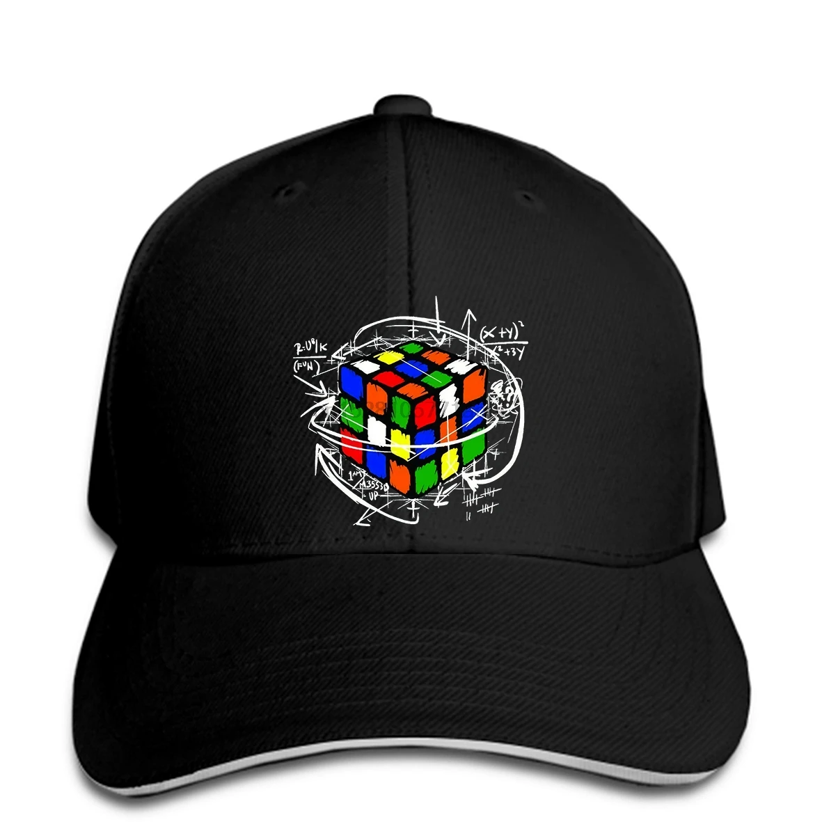 

Baseball cap RUBIKCUBE rubix funny comical mens kids Print hat mashup new 4 2019