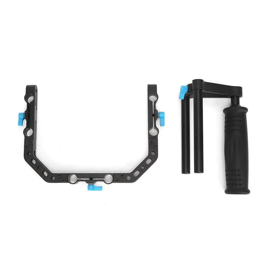 

FOTGA DP3000 M2 Portable 15CM Long Tube C Shape Cage Bracket Handle for 15mm DSLR Rod Follow Focus foto studio C Cage Bracket