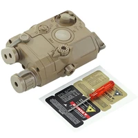 airsoft basic an peq 15 green ir laser white light battery box toy tactical flashlight weapon hunting rifle accessory