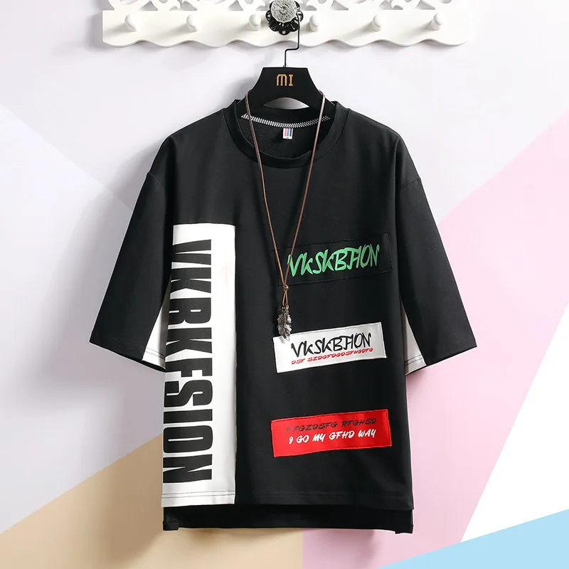 Мужской спортивный костюм в стиле хип хоп с принтом|Мужские спортивные костюмы| |