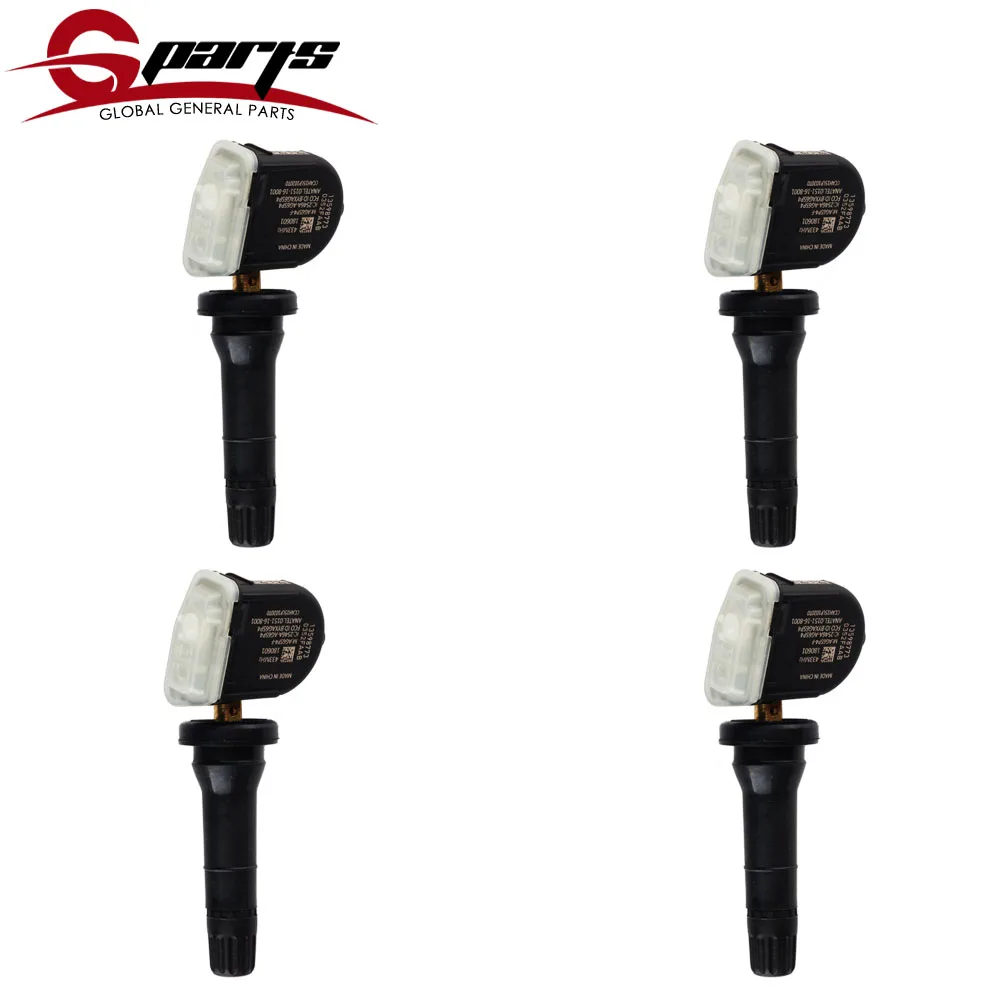 G parks 4 шт./компл. 13598773 TPMS датчик контроля давления в шинах 433 МГц для Cadillac CTS DTS SRX STS