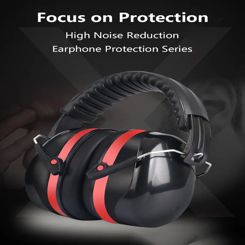 

Складные шумоподавляющие наушники, Защита слуха, шумоподавление, охотничьи защитные наушники, черные