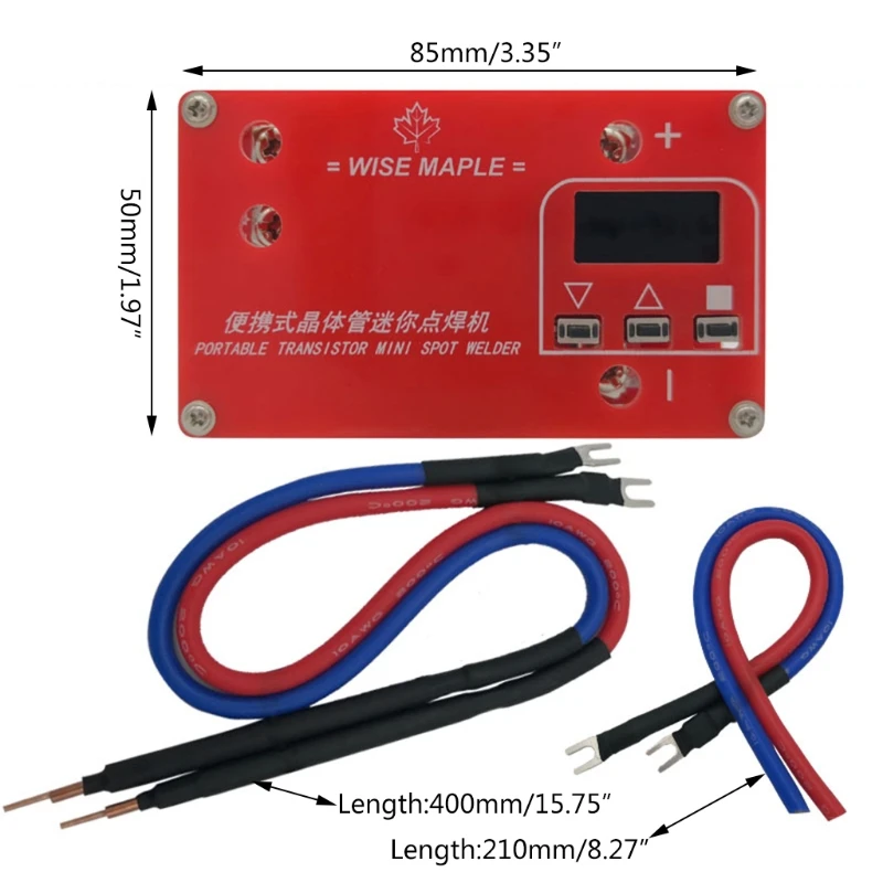

Portable Transistor DIY Mini Spot Welding Machine 18650 Lithium Battery LCD Display Screen Spot Welder 18650 Battery Transistor