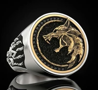 unique design mens witch hunter wolf claw ring vintage viking warrior punk ring biker rock rings statement jewelry