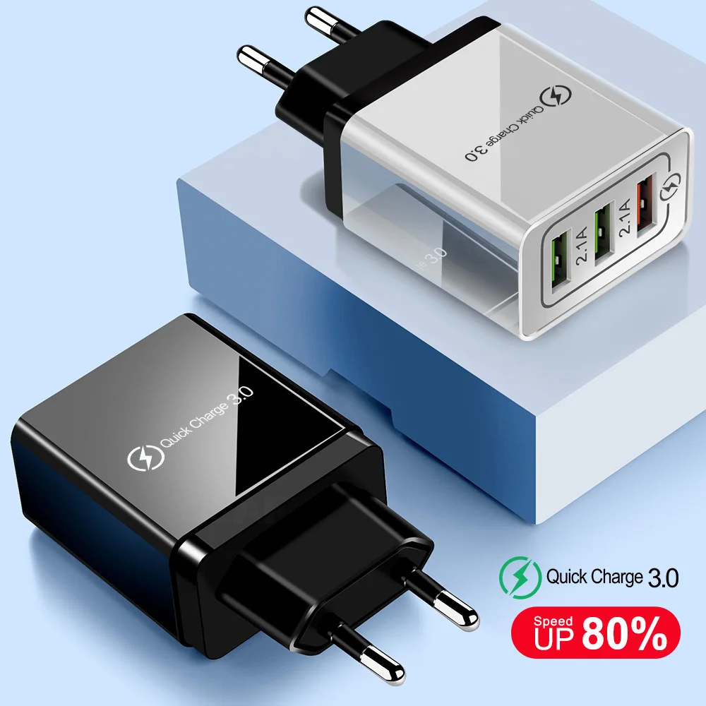 Зарядное устройство OLAF USB 3 0 для iPhone X 8 7 быстрое настенное зарядное Samsung A50 A30 S9 Xiaomi