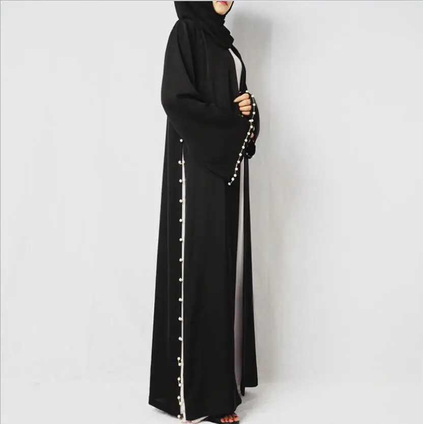 Одеяние мусульмане Femme женские abaya Pakistan мусульманские платья черные Moslim Jurken с длинными рукавами bou Marocain Саудовская Аравия Jalaba
