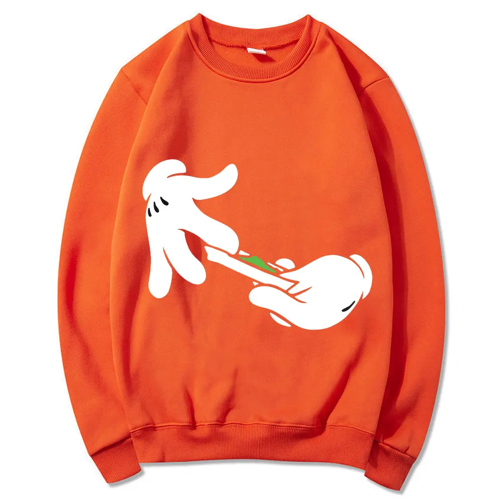 

Funny Mikey Hands Rolling Blunt Joint Pot Weed 420 Men/Women Casual Cute New Fashion Sweatshirt Unisex Hip Hop Hipster Pullover