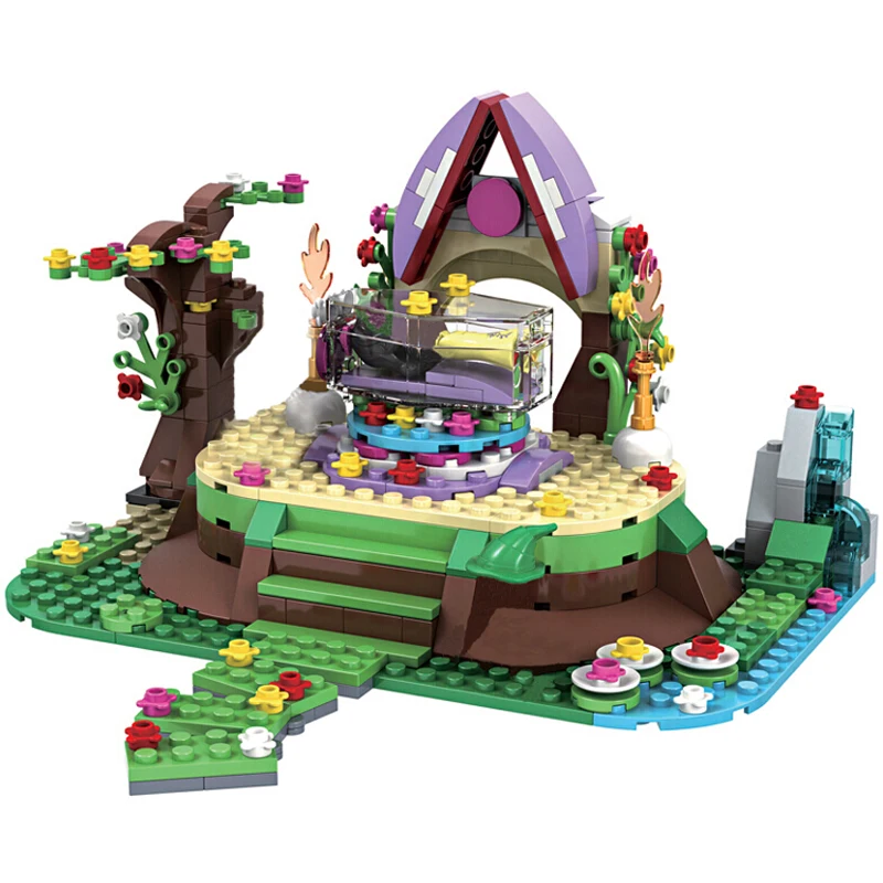 Друзья принцесса серия Спящая красавица Белоснежка кристалл гроб MOC