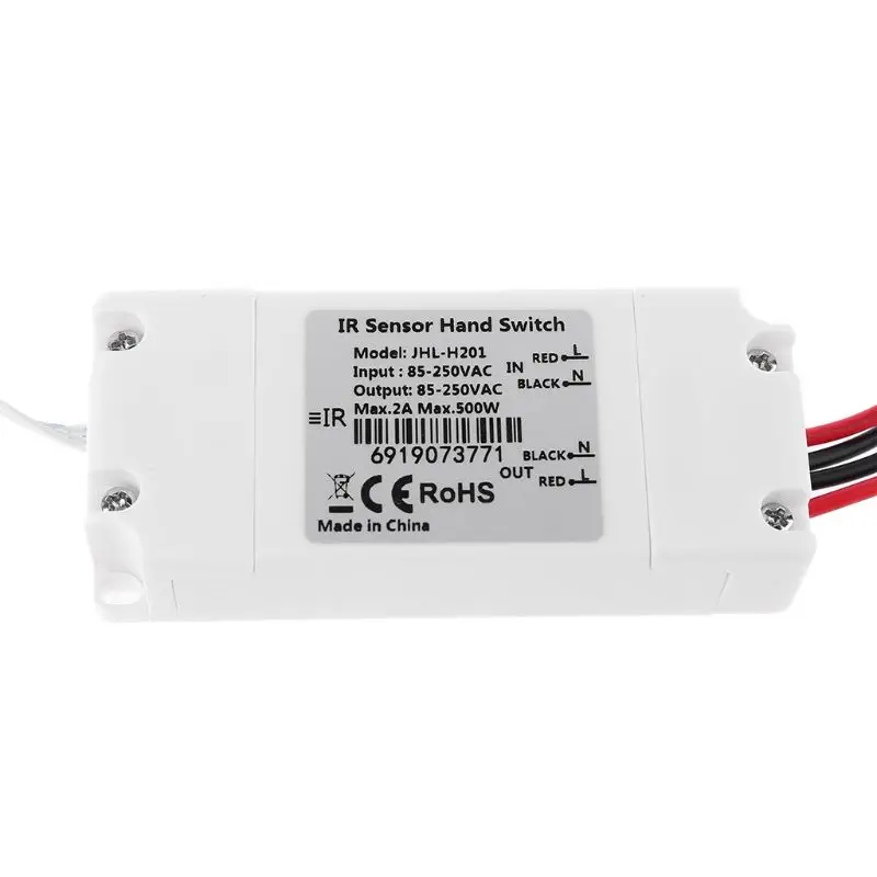

2021 New Touchless IR Motion Sensor Switch On/Off Kitchen Cabinet Light Switch 110V 220V