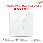 Умный сенсорный выключатель Tuya Wi-Fi, 433 МГц, 134 клавиши, домашняя настенная кнопка для Alexa Google Home APP, дистанционное Голосовое управление Яндекс Алисы