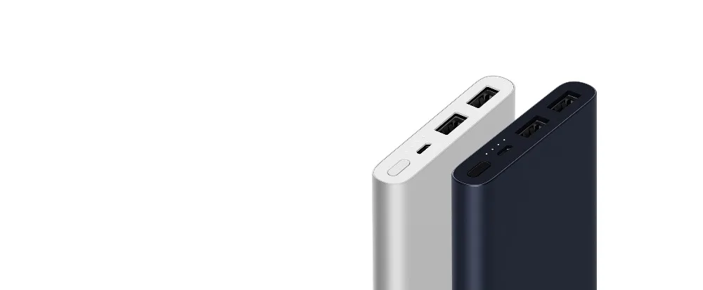 10000 мАч Xiaomi Mi внешний аккумулятор 2 внешних аккумулятора 15 Вт Быстрая Зарядка Внешний аккумулятор 10000 PLM09ZM с двойным USB выходом для телефона