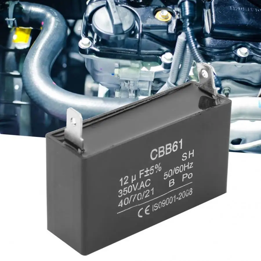 CBB61 конденсатор бензиновый генератор запуск двигателя кондиционера AC350V 12 мкФ
