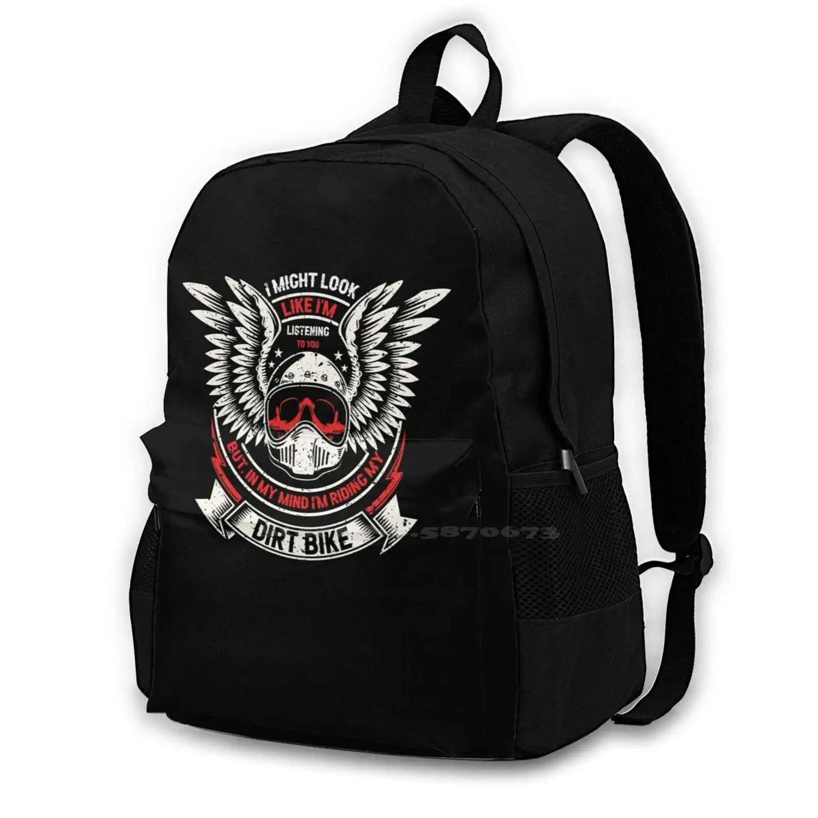 

Forced To Work Fashion Travel Laptop School Backpack Bag Forced To Work Dirt Bike Rider Bike Biker Motorcycle Ride Born Forced