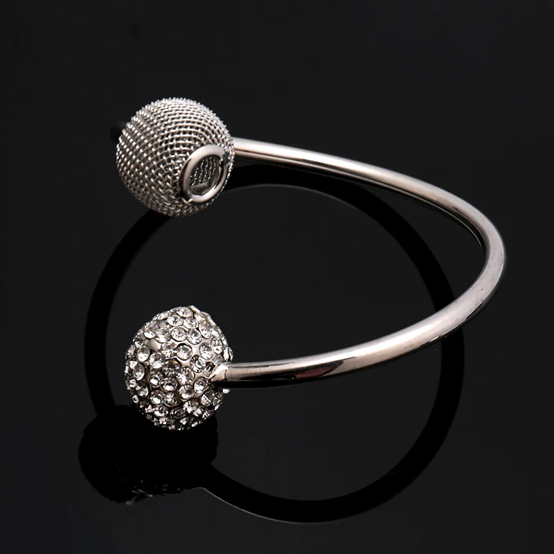 Женский ювелирный комплект из браслета сережек и кольца | Украшения аксессуары