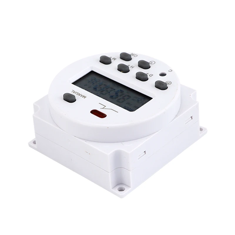 CN101A 5V 12V 24V 110V 220V Digital Timer Switch 7 Days Weekly Programmable Time Relay Programmer Built-in Rechargeable Battery |